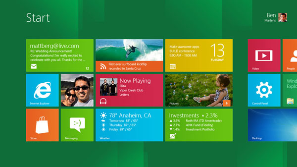 Microsoft “reimagina” su sistema operativo con Windows 8
