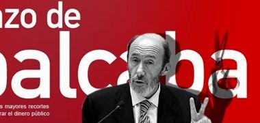 El PP edita un vídeo que retrata a Rubalcaba como "recortador profesional"