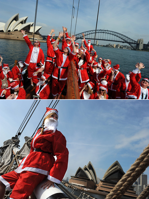 Santa Claus Sidney Australia