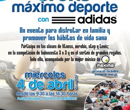 Ayuntamiento de Arona y Máxima FM organizan un evento deportivo para disfrutar en familia