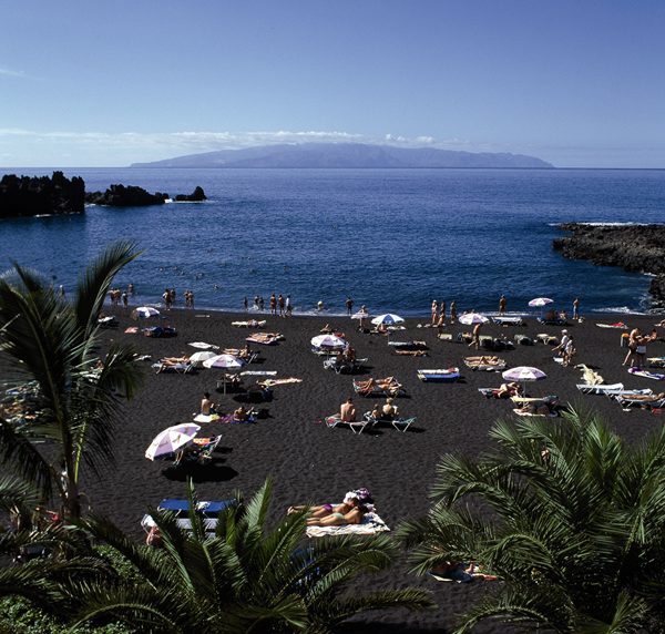 La Playa de La Arena, en el municipio de Santiago del Teide. | DA