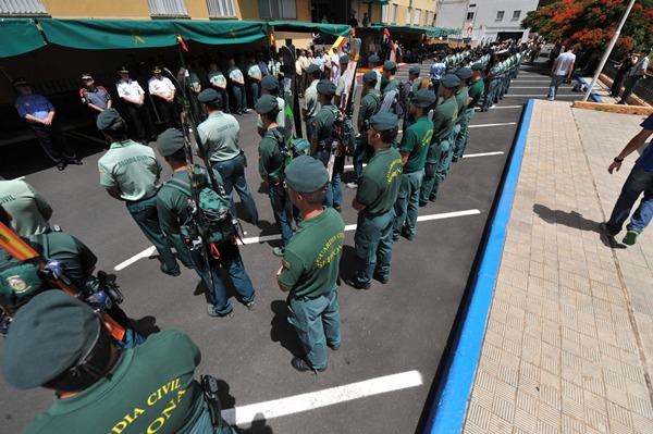 5,4% es el porcentaje de disminución de efectivos de la Guardia Civil en la provincia. | FRAN PALLERO 