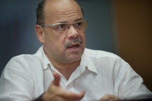 José Miguel Barragán durante una entrevista. | FRAN PALLERO