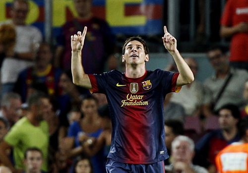 Lionel Messi celebrando uno de sus goles | REUTERS