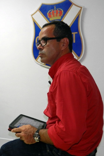 Álvaro Cervera entrenador del CD Tenerife