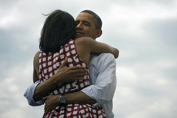 foto twitter Barack y Michelle Obama