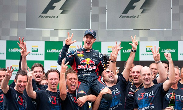 Vettel tricampeón