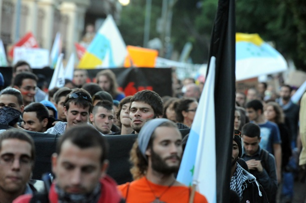 Manifestacion Santa Cruz de Tenerife jovenes