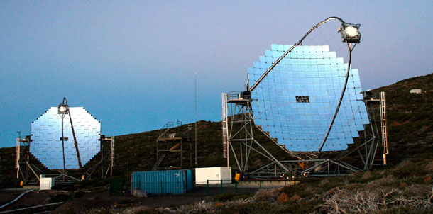 Telescopios Magic, en La Palma