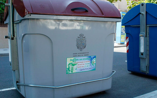 Contenedores de basura Santa Cruz