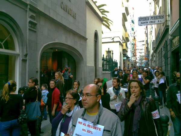 protesta empleados publicos