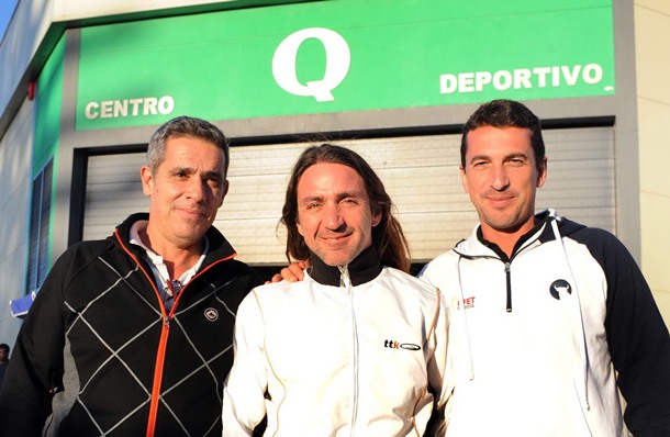 CLUB QUINTERCÓN Miguel Rueda, Gustavo Davirro y Cristóbal Hernández