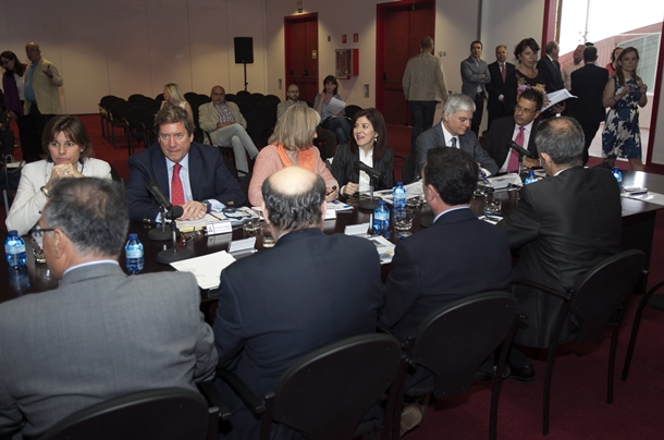 Imagen de la reunión de la delegación de la UE. / DA
