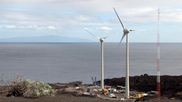 Instalación de un parque eólico en Fuencaliente (La Palma). | DA