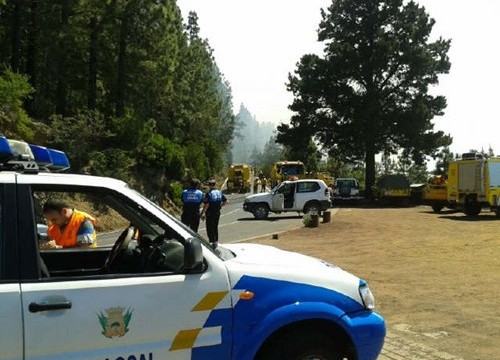 Una quema controlada en Aguamansa se convierte en conato de incendio en La Orotava