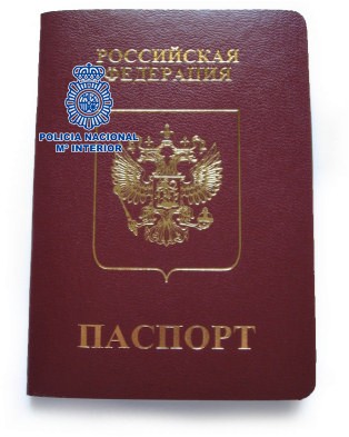 pasaporte ruso falso