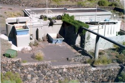 Estación Depuradora de las Aguas Residuales Comarcal del Valle de Güímar en La Hidalga (Arafo)