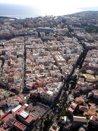 Vista aérea Santa Cruz de Tenerife
