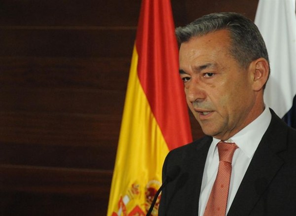 Paulino Rivero, presidente del Gobierno de Canarias.