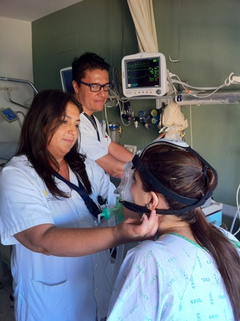 Unidad de Cuidados Respiratorios Intermedios (UCRI) del servicio de Neumología del Hospital Universitario Nuestra Señora de la Candelaria