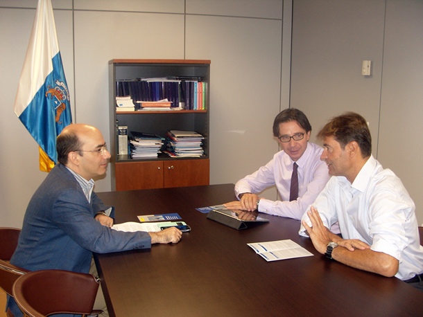 Pedro Herrera, Roberto Moreno y Alejandro Parres