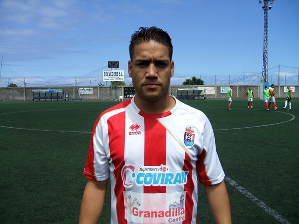 Samuel, jugador del Atlético Granadilla. / da