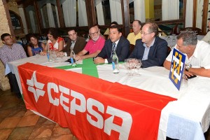 Un momento de la rueda de prensa de la presentación del Cepsa Campitos Lumican. | SERGIO MÉNDEZ