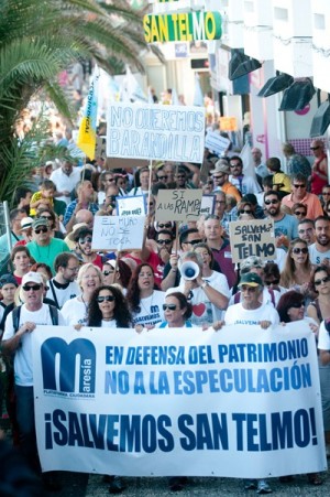 Manifestación San Telmo