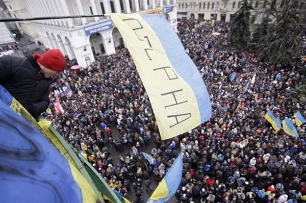 manifestacion ucrania