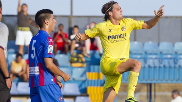 Juanto Ortuño, de 21 años, durante un partido con el conjunto levantino. | VILLARREAL CF