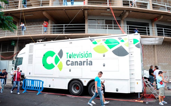 Una unidad móvil de la Radio Televisión Canaria. / DA