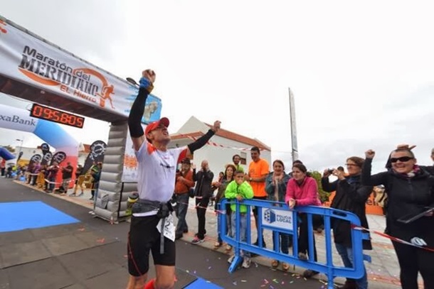 Maratón del Meridiano José Manuel León ganador Ultra Trail 