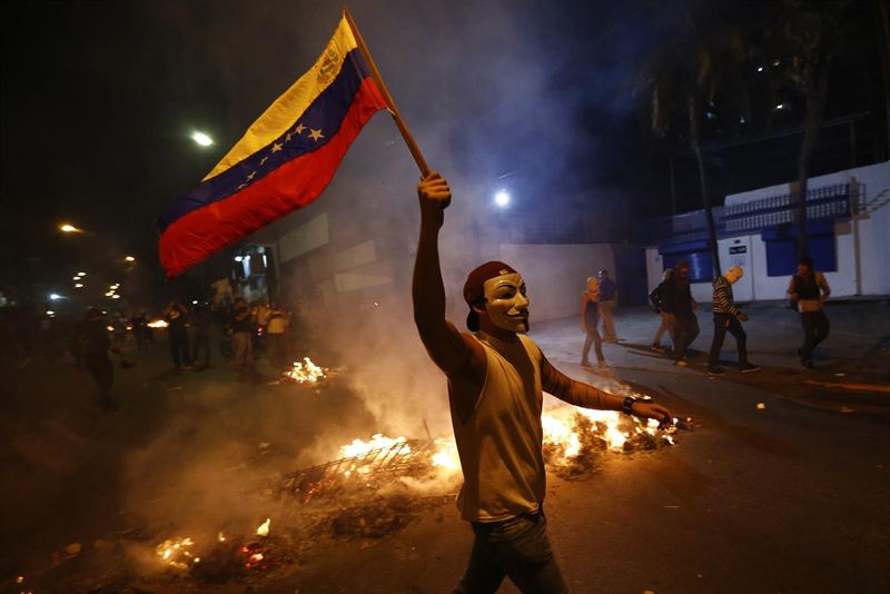 protesta estudiantes venezuela