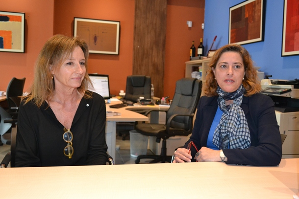 Cristina García y Cristina González, trabajadoras de Rea Auditores. 