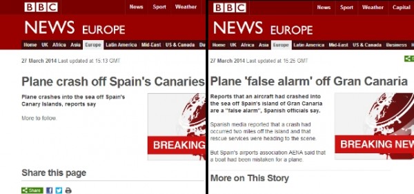 bbc tuit avión