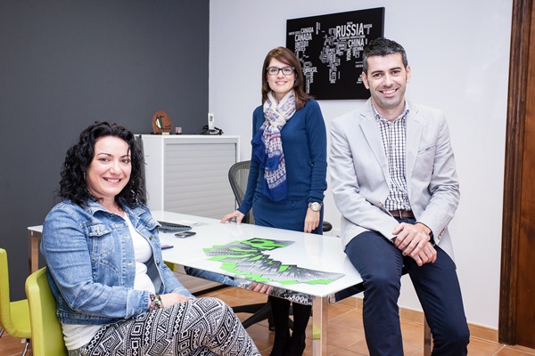 De izquierda a derecha, el personal de Borealis: Ana Dorta, Nuria Pérez y Leonardo Dorta. / DA