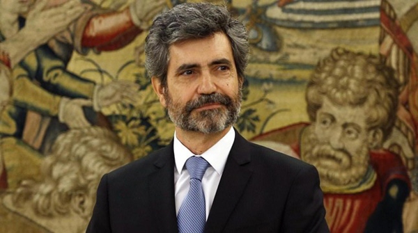 Imagen reciente del presidente del Consejo General del Poder Judicial, Carlos Lesmes. | REUTERS