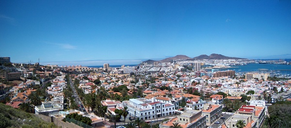 Vista de la capital grancanaria. | DA