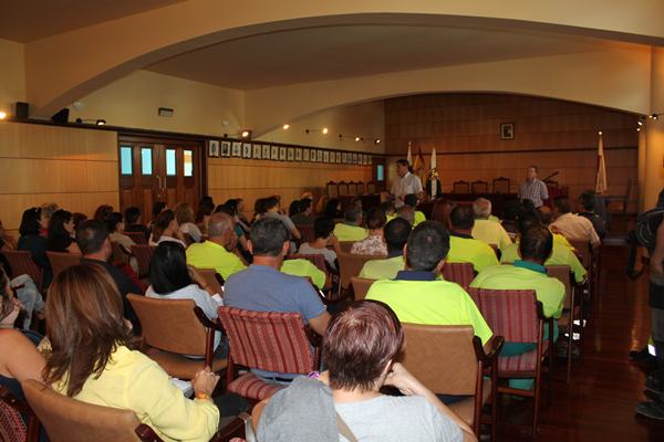 El alcalde y el edil de Personal, Francisco Pinto, se han reunido en varias ocasiones con los trabajadores. | DA