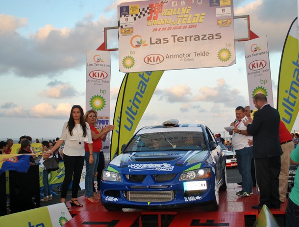 Roberto Negrín-Yannick Rivero (Mitsubishi Evo VIII) 39 Rally Ciudad de Telde