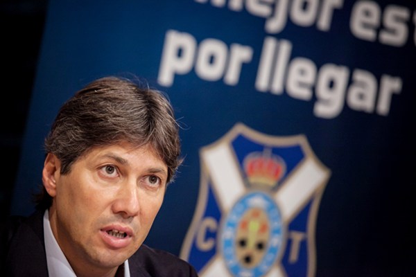 El director deportivo reiteró que la posible llegada de Culio es “complicada” debido a cuestiones económicas. | ANDRÉS GUTIÉRREZ
