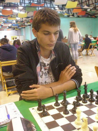 Juan Manuel Acosta, en un torneo en Tijarafe. / AJEDREZLAPALMA.COM