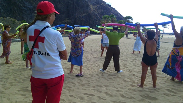 Los participantes pudieron disfrutar de actividades de fomento de hábitos de vida saludable. / DA
