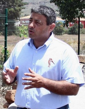 Germán Rodríguez, presidente de la Federación Canaria de Lucha. | DA