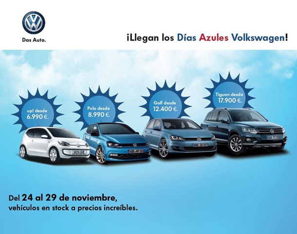 Dias azules Volkswagen en Canarias