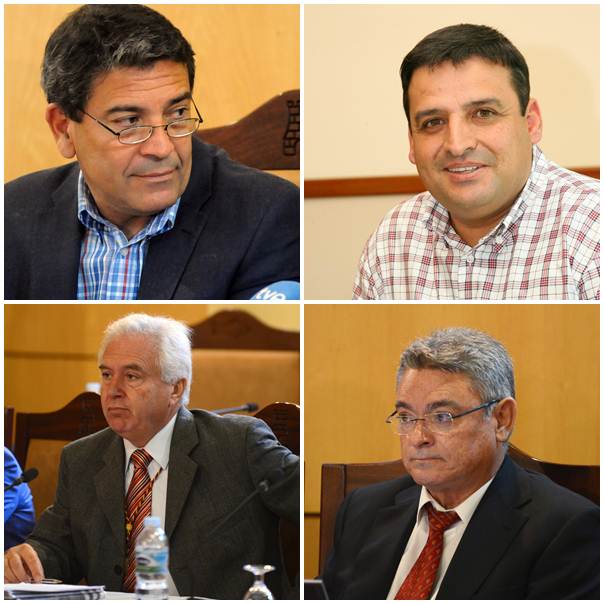 García, Ramos, Arencibia y Gil tienen acta de concejal desde 1991. | DA