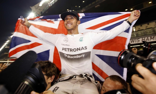 Lewis Hamilton Mercedes Campeón del Mundo de Formula 1