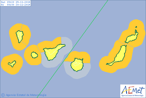 Finaliza la alerta por vientos en Canarias