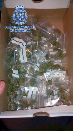 La Policía Nacional se incauta de 50 kilos de marihuana. / POLICÍA NACIONAL