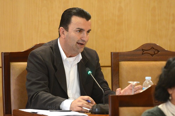 José Fernando Gómez, concejal no adscrito que llevó la moción al último Pleno. / SERGIO MÉNDEZ
